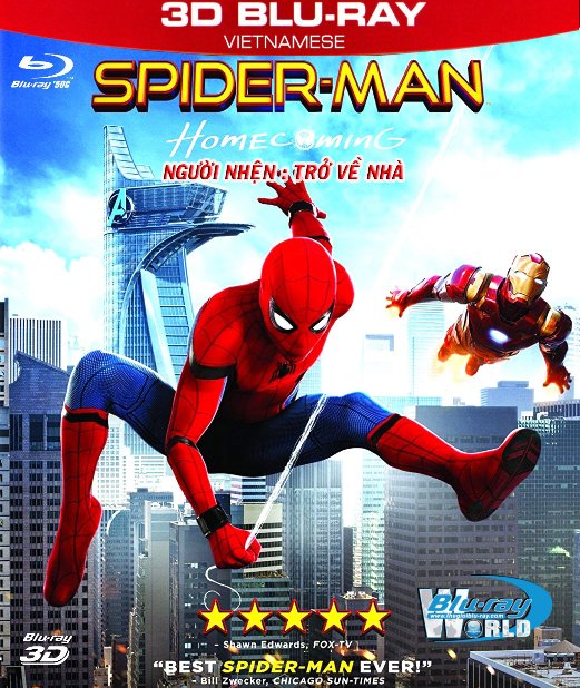 Z239. Spider-Man: Homecoming 2017 - Người Nhện: Trở Về Nhà 3D50G (DTS-HD MA 5.1)